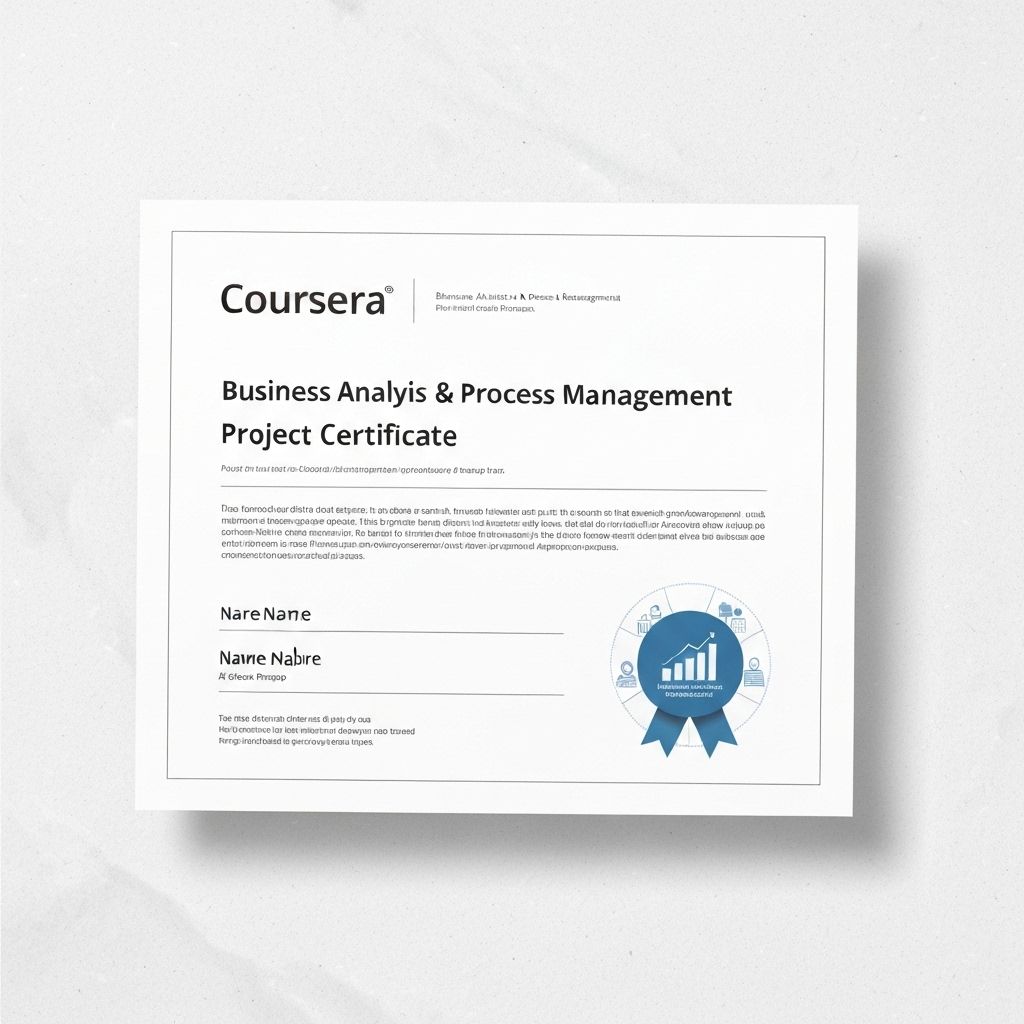 Business Analysis Certificate